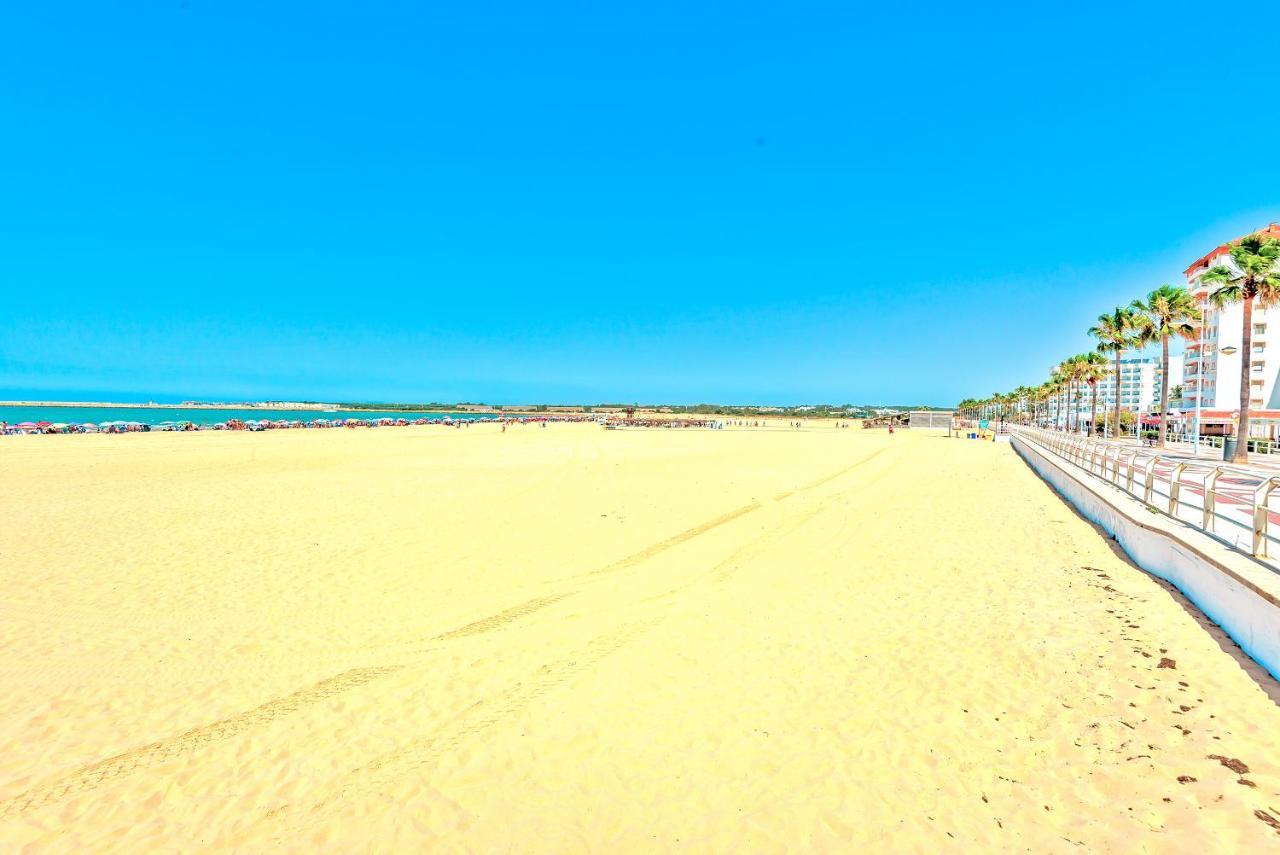 Ocean View Beach Apartment With Pool & Balconies El Puerto de Santa Maria Exterior photo